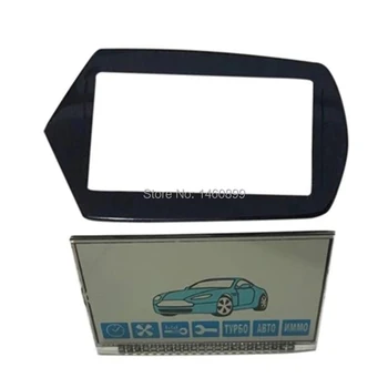 

A91 LCD Display Metal Feet + Keychain Glass Cover For Russian Anti-theft 2 Way Car Alarm System Starline A91 LCD Remote Control