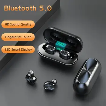 

Smart Connect Touch Button Bluetooth Earphone Compatible With IOS Android Phones, Laptops And Other Bluetooth Devices