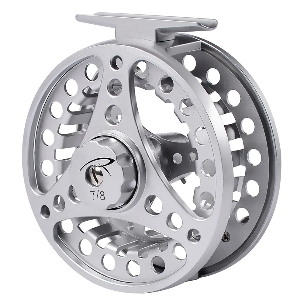 

New 3/4/5/6/7/8WT Fly Fishing Reels Large Aluminum Alloy 2+1BB Ice Reel Fishing Wheel Fishing Line Spooler