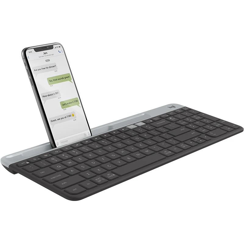 Logitech K580 многофункциональная Bluetooth беспроводная клавиатура 108 клавиш тонкая
