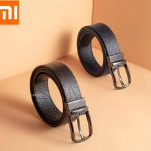 Xiaomi VLLICON модный двусторонний вращающийся ремень с пряжкой деловой воловьей кожи двухцветные ремни двойного назначения из натуральной кожи