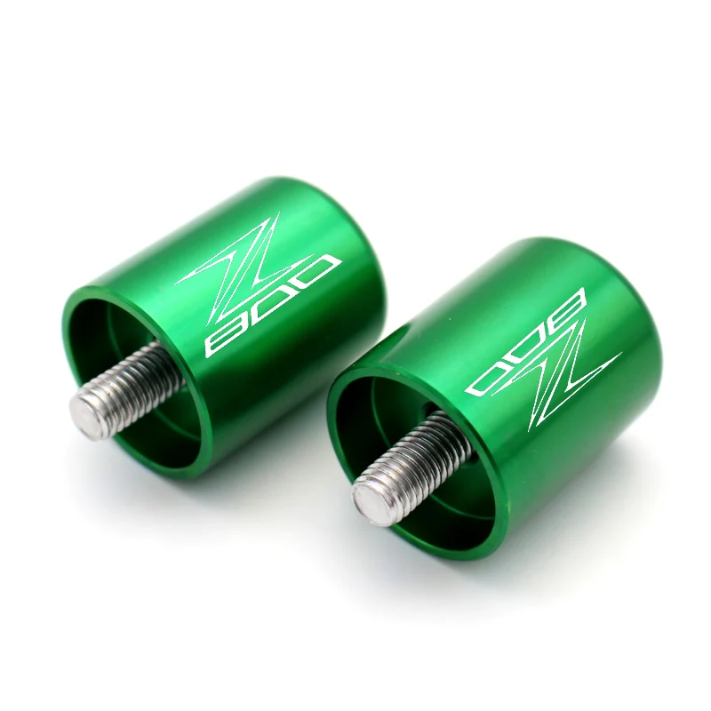 green Кронштейн номерного знака светодиодный светильник для KAWASAKI Z800 Z 800 2013- мотоциклетный хвост обычный крыло CNC рамка номерного знака - Цвет: green