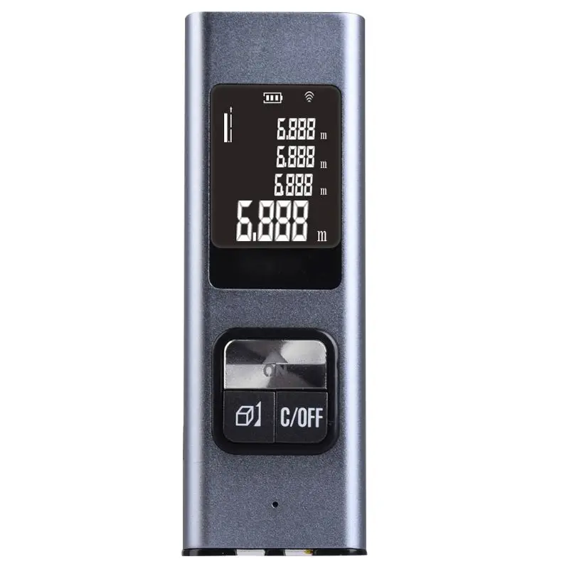  40M High Accuracy Portable Digital Metal Rangefinder Distance Meter Pocket Size USB Rechargeable Range Finder Mini | Инструменты