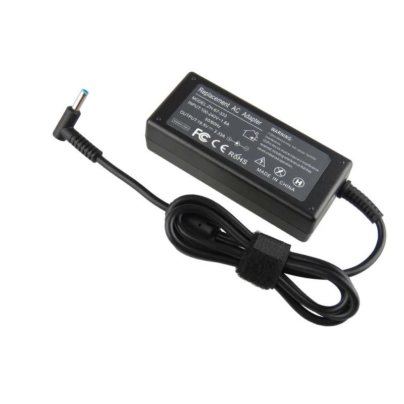 19,5 V 3.33A 65W Ноутбук Ac Мощность адаптер Зарядное устройство для струйного принтера Hp Envy14/15 Hp Pavilion M4/15 Ppp009C 15-J009Wm 14-K001Xx 14-K00Tx 14-K002Tx