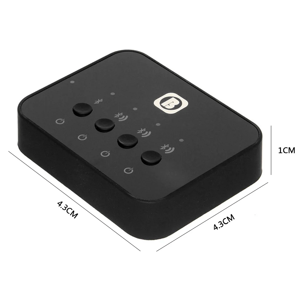 BW107 Portable Bluetooth 4 0 Audio Transmitter Splitter for PC Headphone TV Hi Fi Wireless Music Receiver Sharing Adapter 