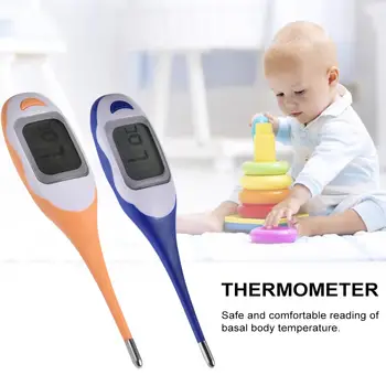 

Digital LCD Thermometer Large Screen Tip Oral Mouth Thermometer Electronic Underarm Thermometer for Kids Babies