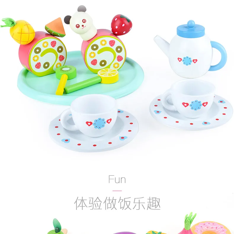 Деревянные магнитные игрушки для детей с фруктами и овощами, музыкальные игрушки для девочек и мальчиков