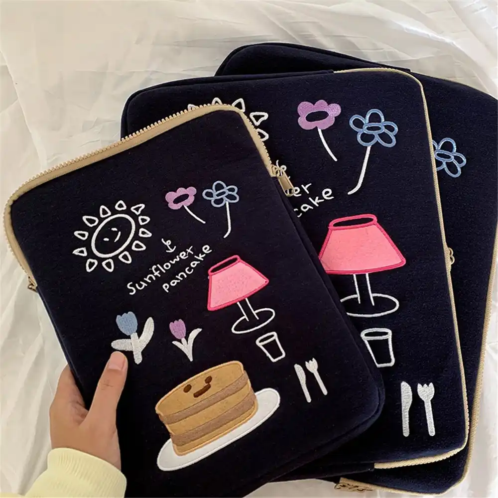 15インチのラップトップipadプロ12 9 11 10 5パッド空気4ポーチケースかわいいins女性女の子タブレット収納袋カバー タブレット 電子書籍ケース Aliexpress