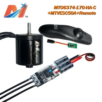 

Maytech (3PCS 10%OFF) dual motor electric skateboard 6374 170KV motor with SuperESC based on VESC and remote for longboard