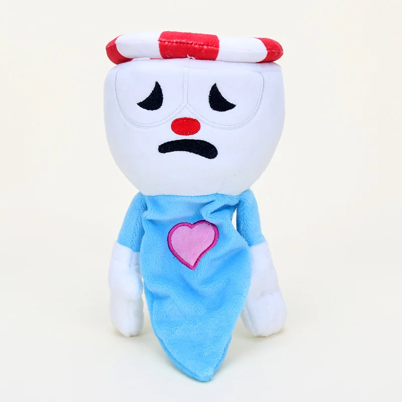 Kids Plush Toy Game Cuphead Mugman Ms. Chalice ghost King Dice Cagney Carnantion 13Styles  Dolls Toys for Boys Girls Gift Toy