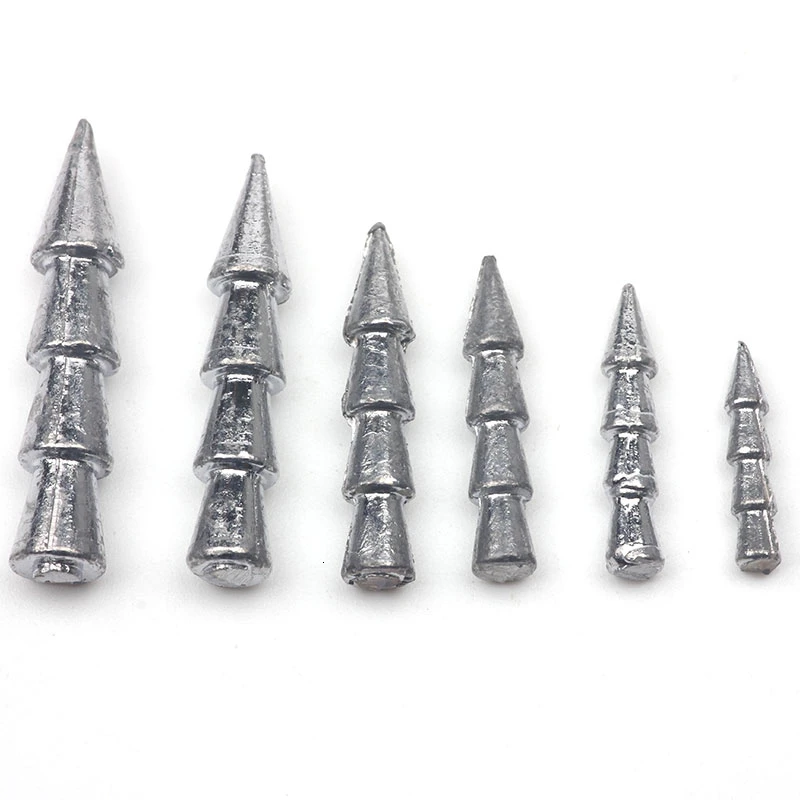 

Rompin 10pcs/lot neko wacky senko rig Insert Lead Weight Nail Pin Sinker Soft Bait Bass Worm Jigging Fishing Sinker Fishing