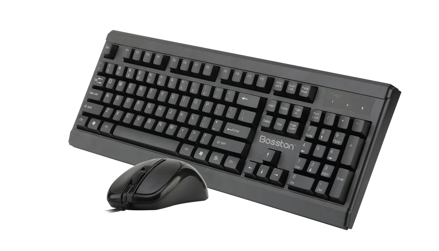 

BOSSTON 6900 Wired Keyboard And Mouse Set for Home & Office Use USB Business Keyboard And Mouse Kit Manufacturers Direct Selling