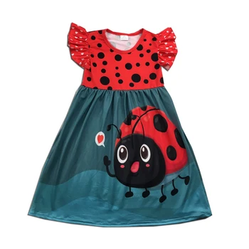 

New coming baby twirl dress girls fall dress baby clothing wholesale