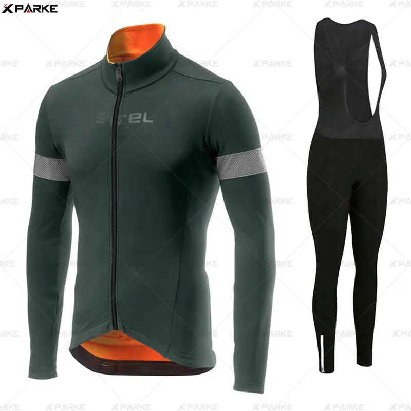 Bianchiing Pro Team Ciclismo Одежда для велоспорта Мужская футболка с длинным рукавом костюм для езды на открытом воздухе MTB Одежда для велоспорта комбинезон комплект