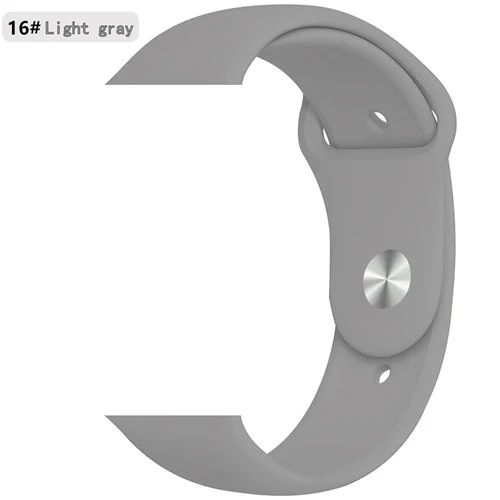 Ремешок для apple watch band 44 мм/40 мм iwatch band 5 4 42 мм 38 мм correa pulseira watch band для apple watch 5 4 3 браслет 44 мм - Цвет ремешка: cool gray 16