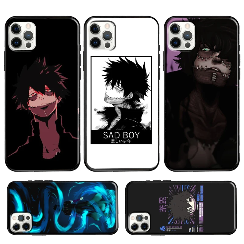Мини-Чехол Dabi My Hero Академия для iPhone 12 13 Pro Max 11 XR XS X SE 2020 7 8 Plus чехол | Мобильные