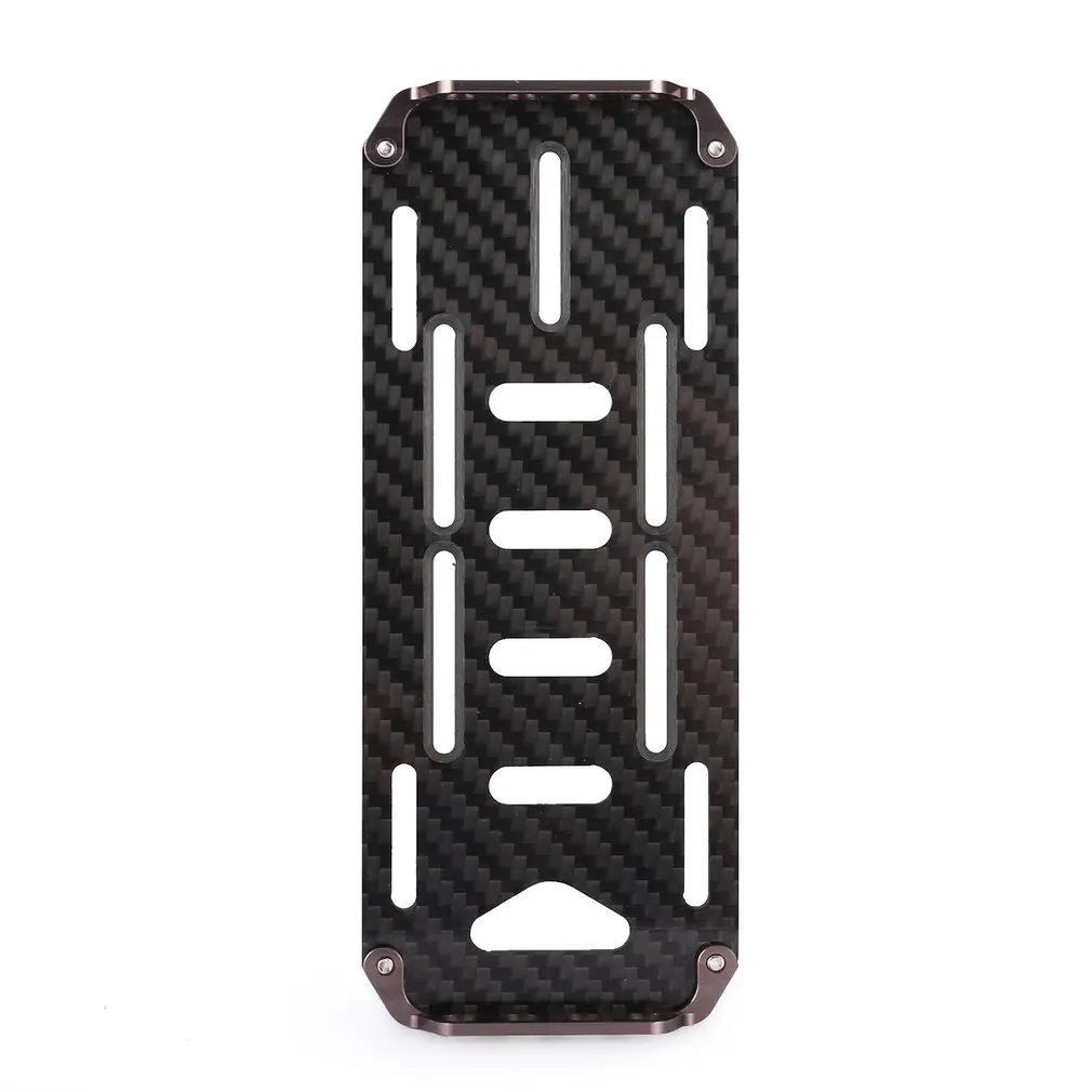 2020 Black Carbon Fiber Battery Mounting Plate for 1 10 Scale RC Crawler Climbing Off road 1 2020 Black Carbon Fiber Battery Mounting Plate for 1 10 Scale RC Crawler Climbing Off road 4