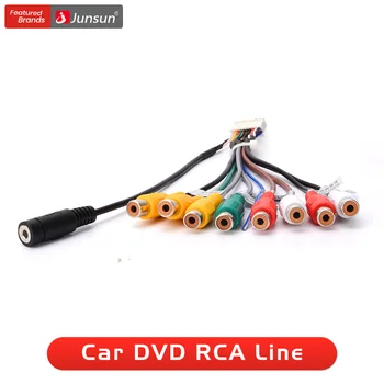 

Junsun Car Radio AUX Output Wire Multi Interface Adapter RCA Cable