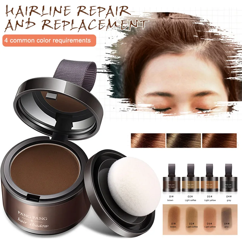 Hairline Shadow Powder Hair Line Quick Cover Up Root Concealer Makeup Natural Unisex Loss Product | Красота и здоровье