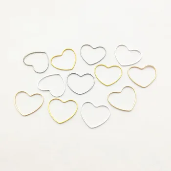 

New arrival! 19x21mm 200pcs Copper Heart Connector for Earrings DIY making parts,Jewelry Accessories Findings & Components