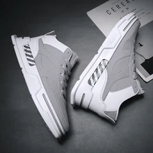 Мужская обувь; сезон осень-зима; Новинка года; обувь с высоким берцем в стиле хип-хоп; трендовая Мужская обувь для спорта и отдыха