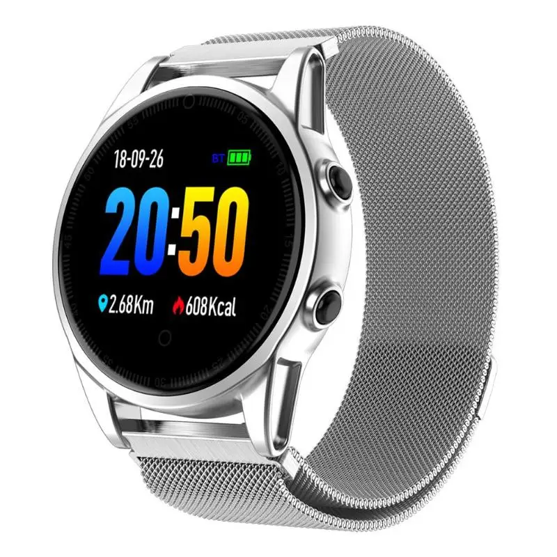 R13 Pro Sports IP67 Водонепроницаемый сердечный ритм кровяное давление кислородный Smartband - Цвет: Silver