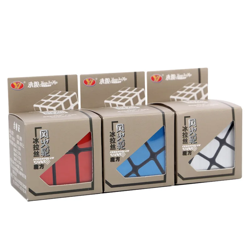 Yongjun YJ Hot Wheels Abnormity Cube Клейкая Бумажная щетка серебряный красный и синий креативный Кубик Рубика детская развивающая игрушка