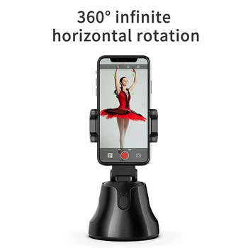 

Selfie Shooting Smart Phone Holder 360 Degrees Rotation Object Auto Tracking Face Tracking Phone Holder AS99