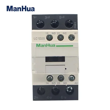 

ManHua Supplier Low Voltage Electronic magnetic AC Contactor LC1-D25
