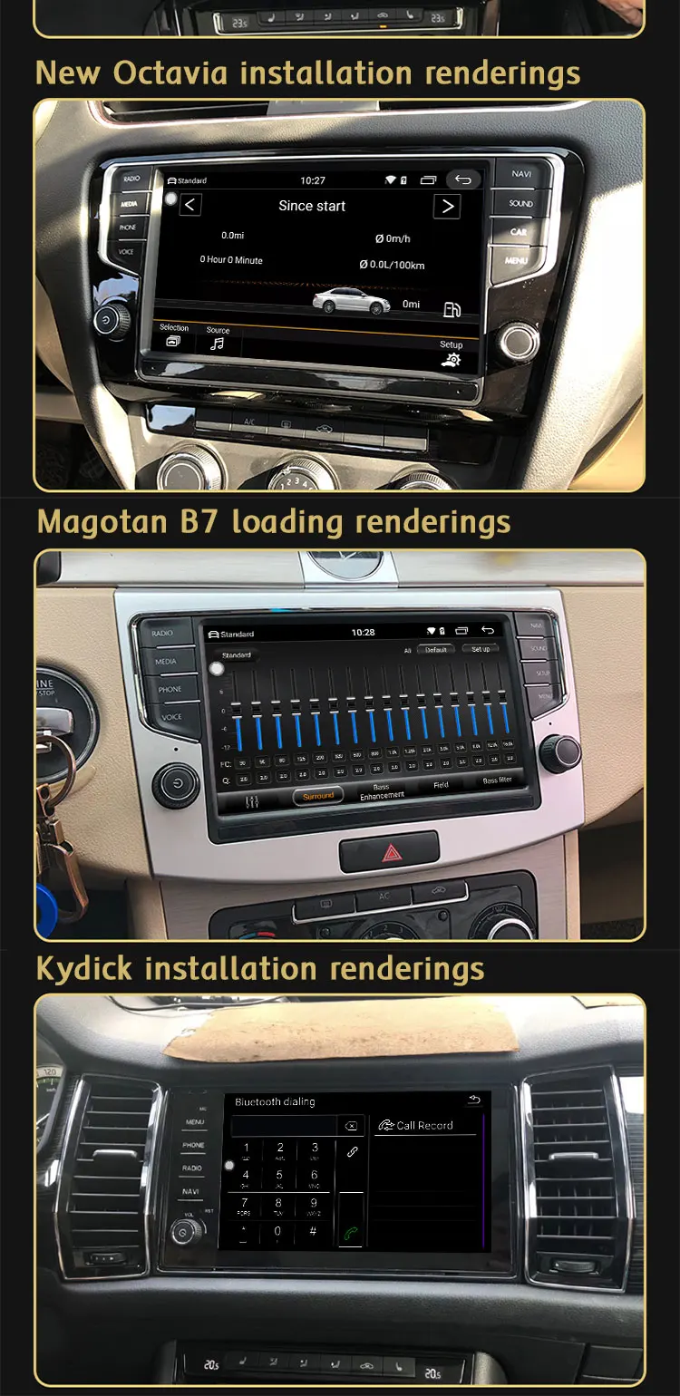 Clearance Car radio navigation car multimedia video android 8.1 car dvd for  PASSAT B6 B7 CC 2007-2016 8" 8 core 2G/32G Car Radio GPS 15