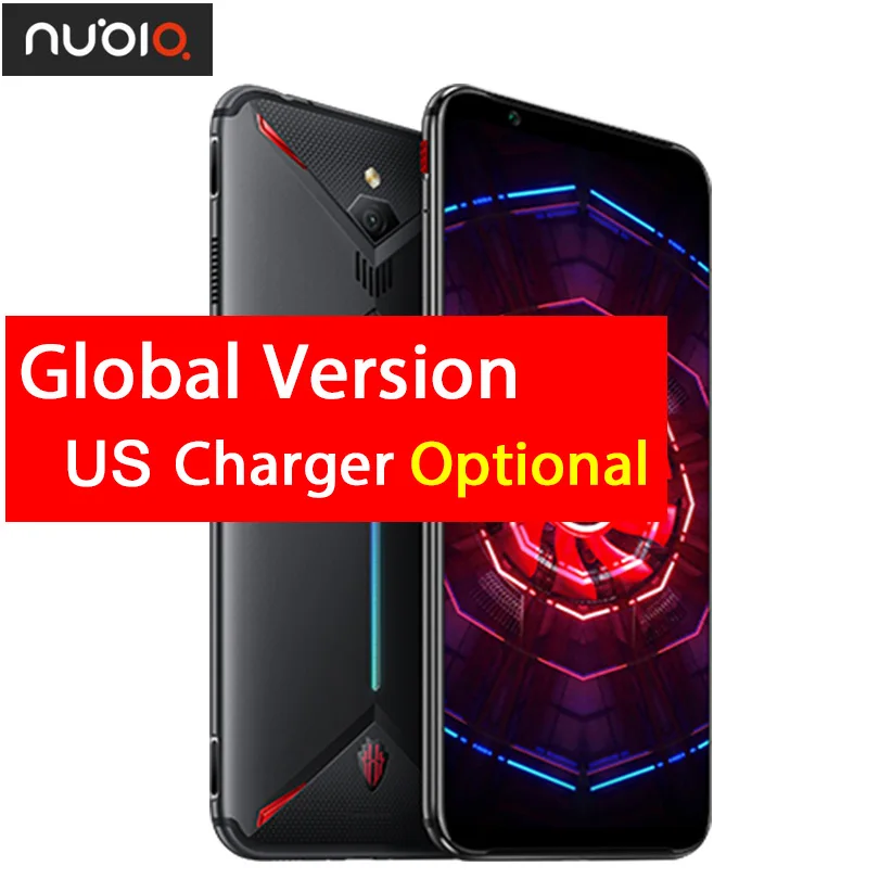 zte nubia Red Magic 3 US зарядное устройство 6,6" Snapdragon 855 Восьмиядерный передний 48MP задний 16MP 8GB 128GB 5000mAh Мобильный телефон