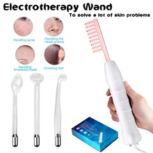 

Microcurrents for face Beauty High Frequency Glass Tube Wand Care Face machine Anti Acne Remover microcurrent face lift machine