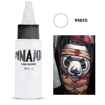 

Dynamic white tattoo ink 30 ml permanent makeup micro pigment for body art tattoo painting cosmetics
