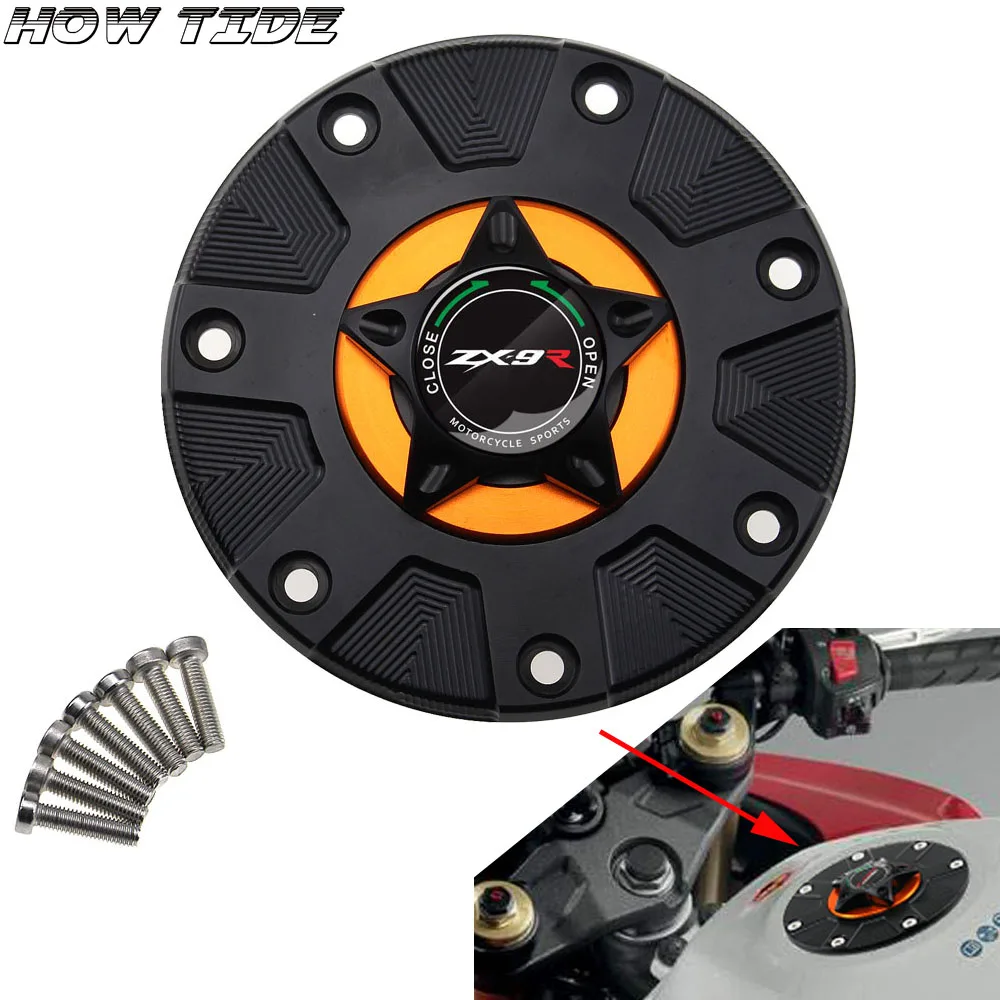 

ZX-9R крышка бензобака для Kawasaki ZX9R ZX 9R 1994-2003 аксессуары для мотоциклов CNC алюминиевая масляная Крышка для мотоцикла