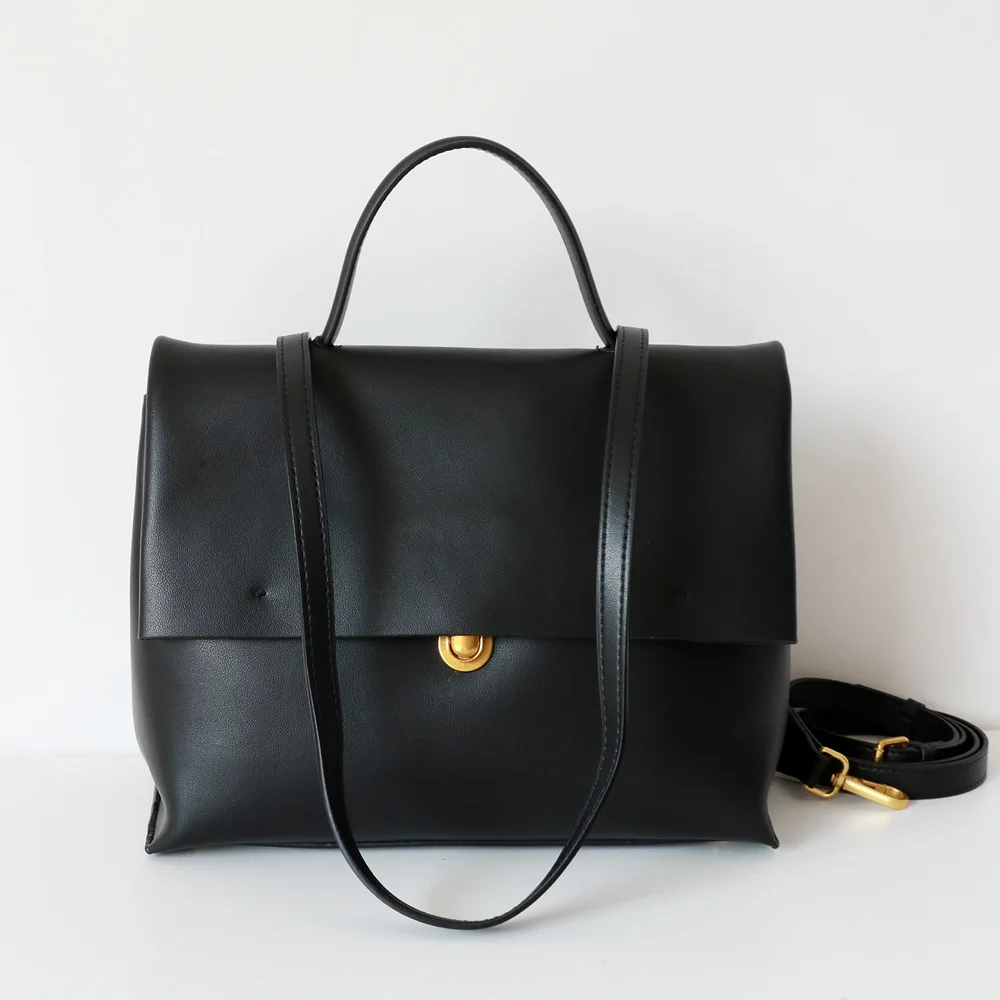 Большая вместительная женская сумка, модные роскошные сумки, женские сумки, дизайнерские сумки из коровьей кожи, дизайнерская сумка высокого качества, сумка через плечо - Цвет: Black