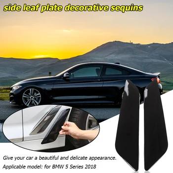 

Front Fender Side Air Vent Cover Trim Convenient Practical User-friendly Design for BMW 5 Series 2018 Car Styling 1 Pair