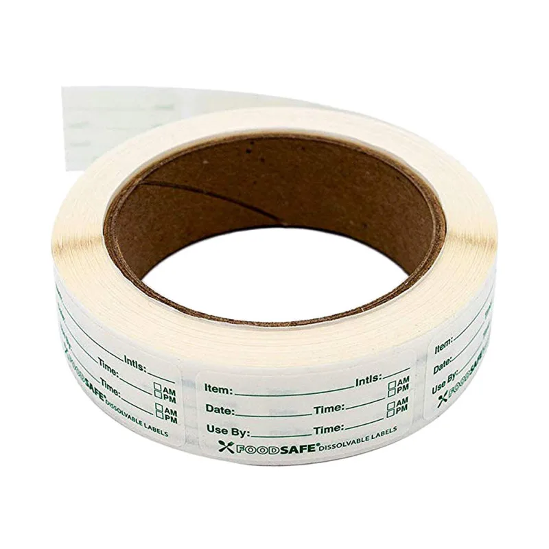 

DIY Removable Freezer Food Self-Adhesive Labels Stickers Easy Clean Leaves Cooler Food Storage Freezer Sticker For Date Marker