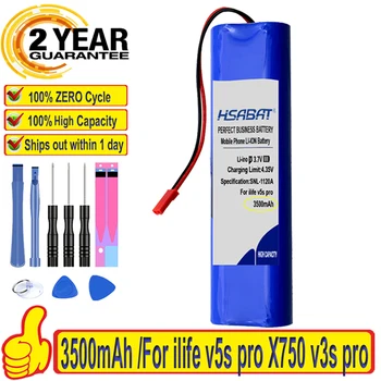 

Top Brand 100% New Rechargeable Ilife Robotic Cleaner Accessories Parts Battery for Ilife V5S Pro V5S pro X750 V3S Pro Batteries