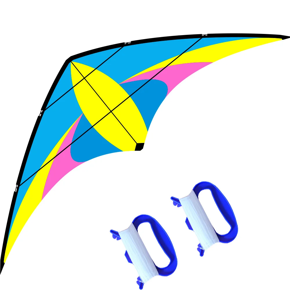 NEW Arrive 48 Inch Professional Dual Line Stunt Kite With Handle And Line Good Flying Factory Outlet 2