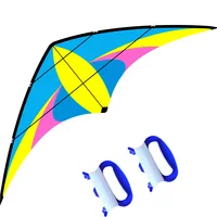 NEW Arrive 48 Inch Professional Dual Line Stunt Kite With Handle And Line Good Flying Factory Outlet 2