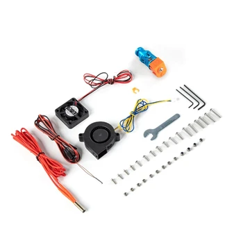 

HOT-Creality 3D Standard Version Full Metal Nozzle Kit with Cooling Fan for CR-10/Ender-3 Series/Ender-5 Series 3D Printer