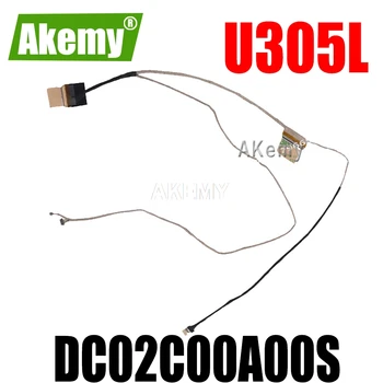 

Akemy New Laptop Cable LCD LVDS CABLE For Asus UX305FA UX305F UX305 U305L U305F BK5 40pin 30 PIN PN: DC02C00A00S DC020026Y0S