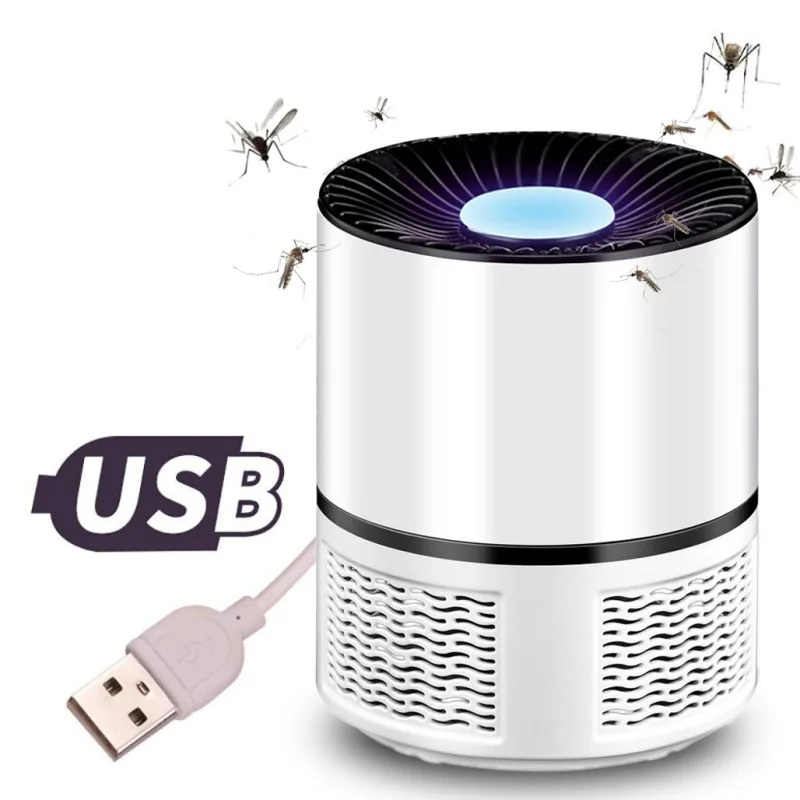 

USB Electric Photocatalyst Mosquito Killer Insect Trap Bug Zapper Fly Catcher Mosquito Repellent for Home Kitchen Restaurant