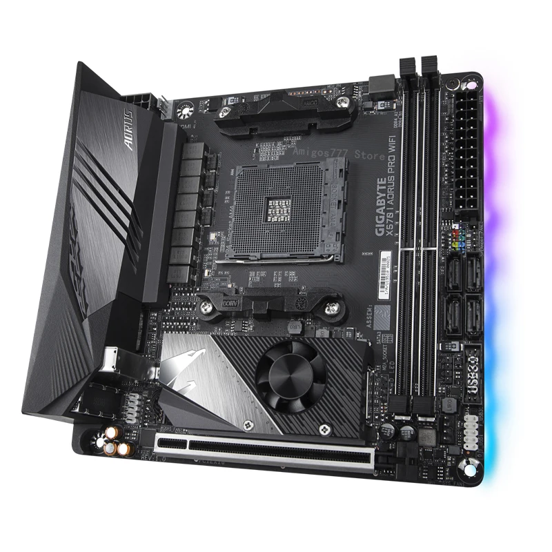 Mini itx am4. Gigabyte x570 i aorus pro wifi (am4, mini-itx). материнская плата gigabyte x570 i aorus pro wifi. gigabyte 570. gigabyte x570 i aorus pro wifi сок am4 wifi-6 ax.