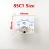 85C1 DC Analog Panel Voltmeter Ammeter Amp Volt Meter Gauge 500uA 50mA 1A 5A 10A 20A 30A 50A ► Photo 3/6