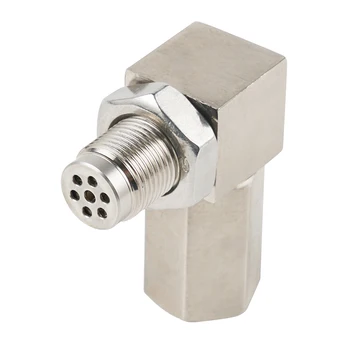 

90 degree Oxygen Sensor Spacer Kit M18x1.5 miniature catalytic converter Engine Light CEL Check Bung 3 Pieces