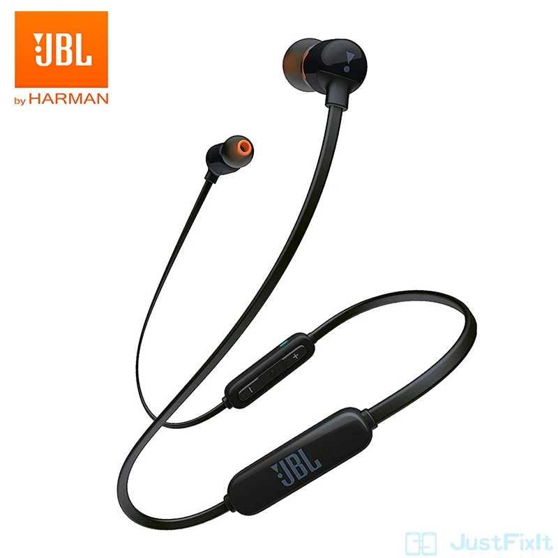 JBL T110BT Earphone Wireless Bluetooth Sports Running Bass Sound Magnetic Headset 3 Button Remote With Mic for Smartphone Music