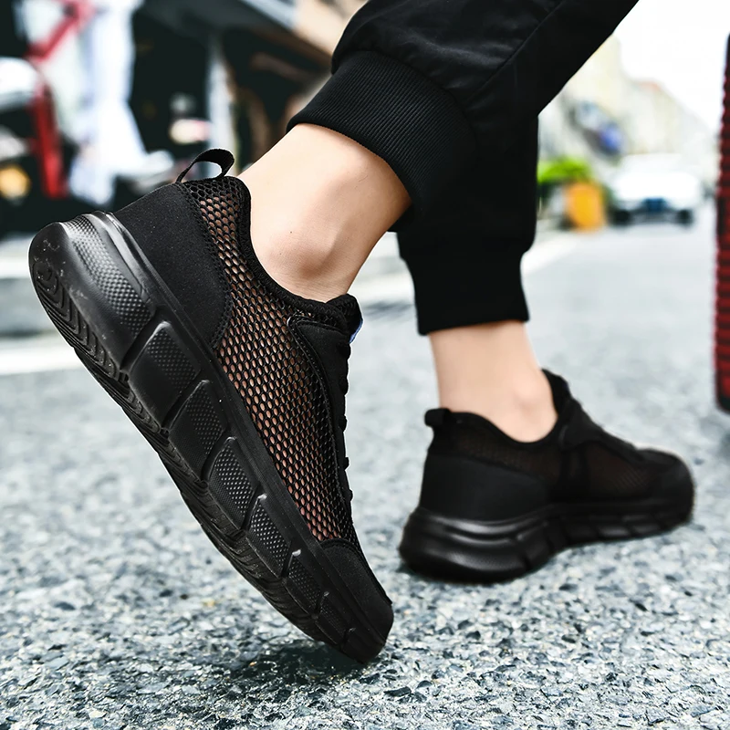 Casual Sneakers Fashion Light Breathable Summer Sandals Outdoor Beach Vacation Mesh Zapatos De Hombre Men Shoes_vogvips.com