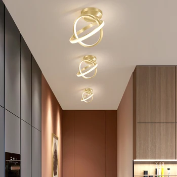 

Gold/Black/White LED Ceiling Lamp Modern LED Ceiling Light Fixture Surface Mount Corridor light for Home Decor Balcony