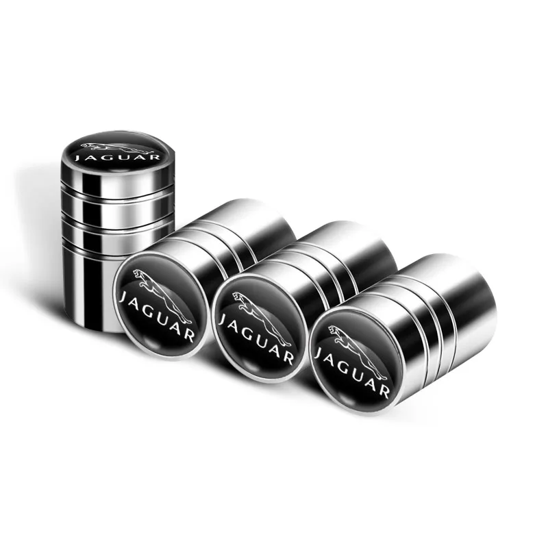 4Pcs Car Badge Wheel Tire Valve Cover Decoration Dust Cap For Jaguar XFR XF Sportbrake F-Type S-Type E-Pace I-PACE XJ ect | Автомобили и